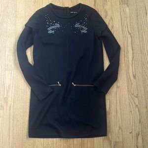 IKKS cozy black dress